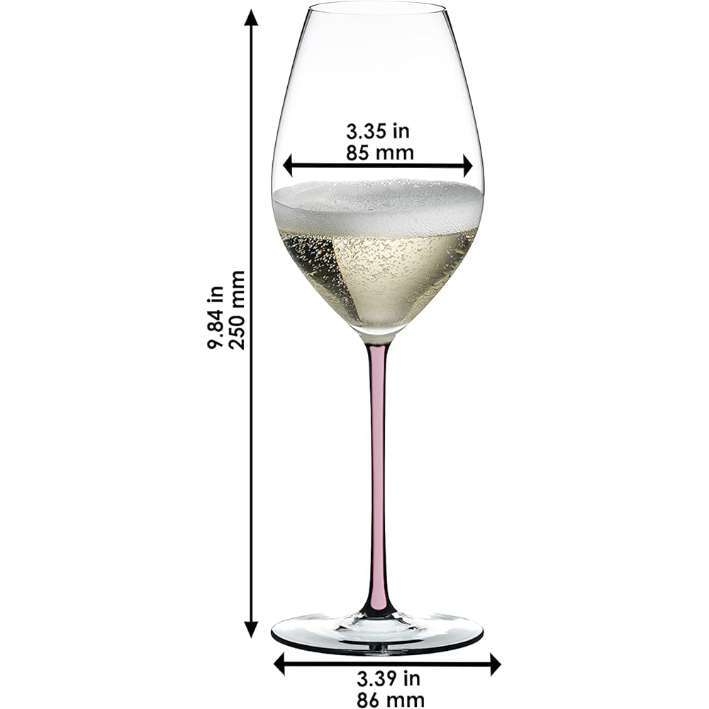 Riedel [Genuine] Champagne Glass Fat a Mano Champagne Wine Glass Pink 445ml 4900/28P