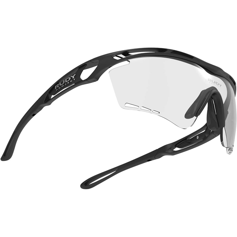 RUDY PROJECT Sports Sunglasses Road Bike Bicycle Marathon Jogging Tralix XL Black Frame Impact X2 Dimmable Black Lens SP397306Z0000