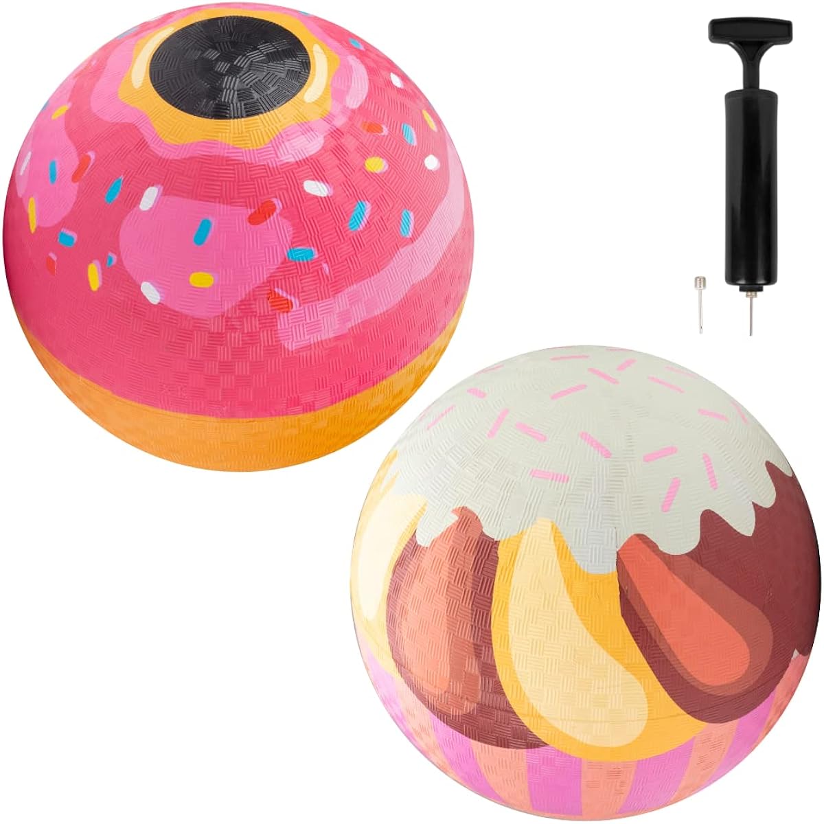 SCS Direct Gaga Desert Theme Playground Ball (8.5") with Inflatable Durable Rubber Pack Recess Dodgeball Kickball Gagaball Official Play & School Fun Outdoor Toy Gift for Kids