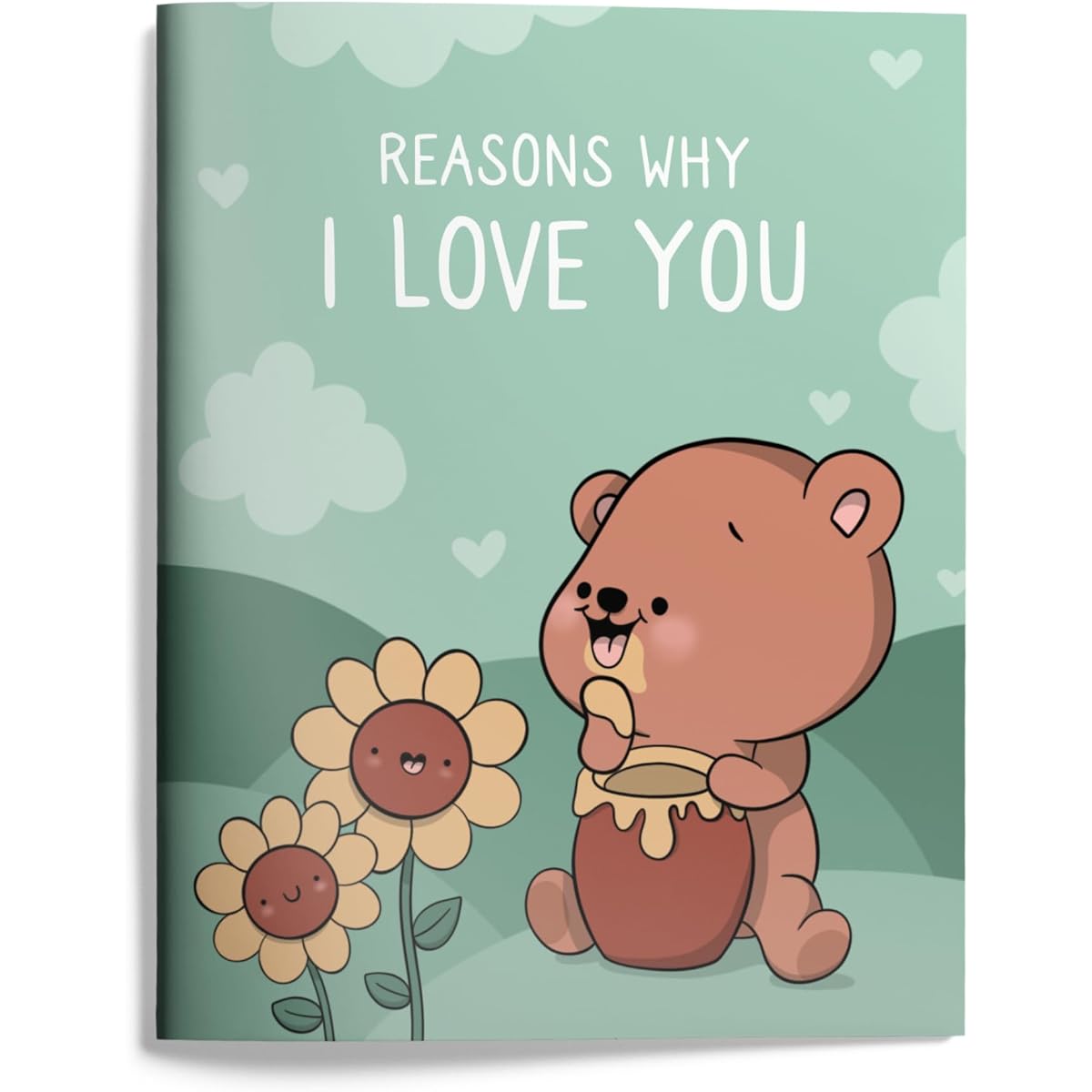 Cute Anniversary Birthday Gift Reasons Why I Love You for Him Her Couples Illustrated Fill-in-the-Blanks Book Journal
