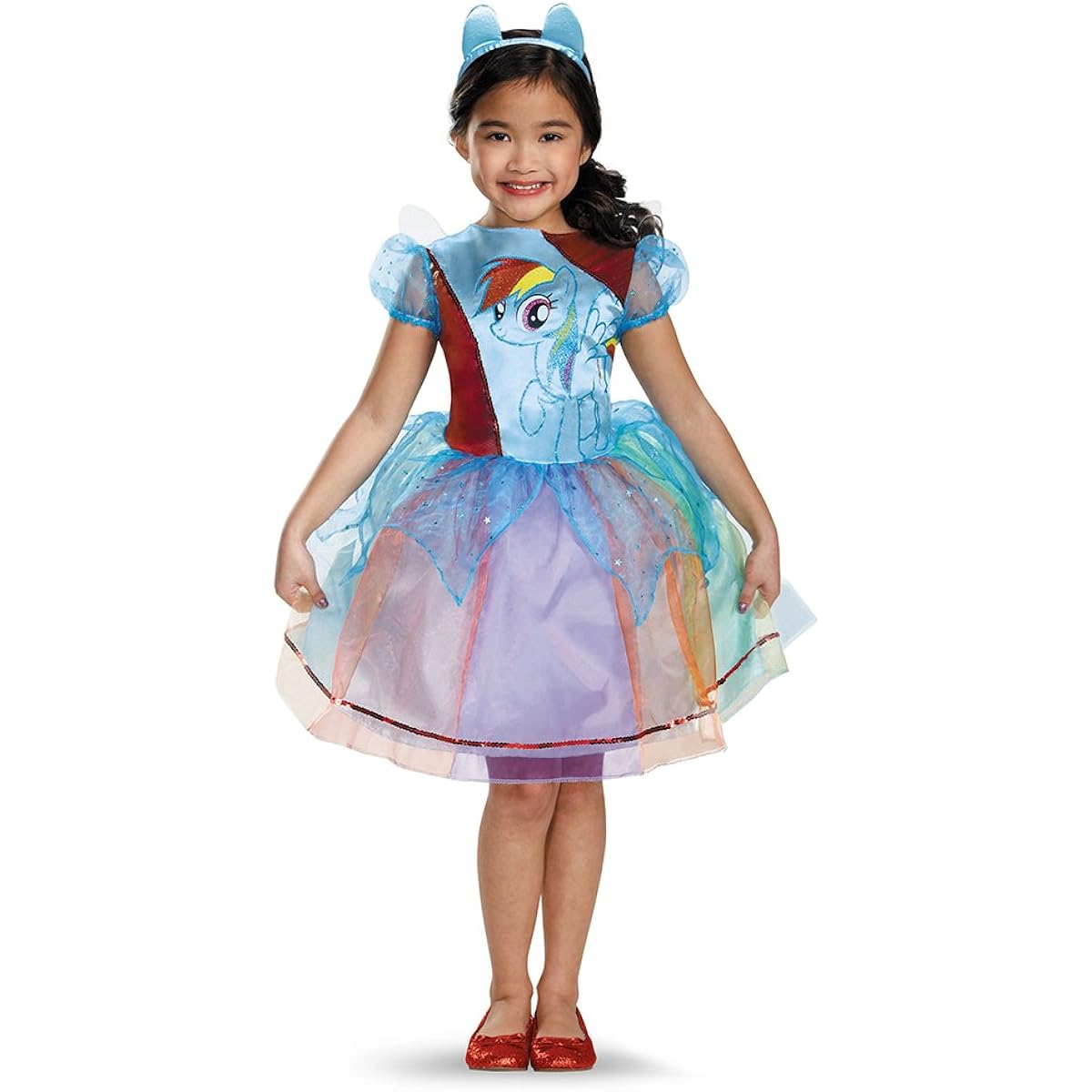 My Little Pony Rainbow Dash Deluxe Child Costume My Little Pony Rainbow Dash Deluxe Child Costume ♪Halloween♪Size: M (7-8)