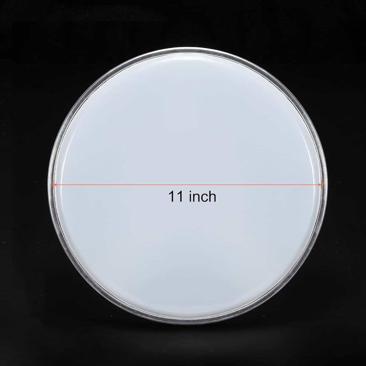 MECCANIXITY 11 inch drum head, drum skin, sound control, PET material, beige