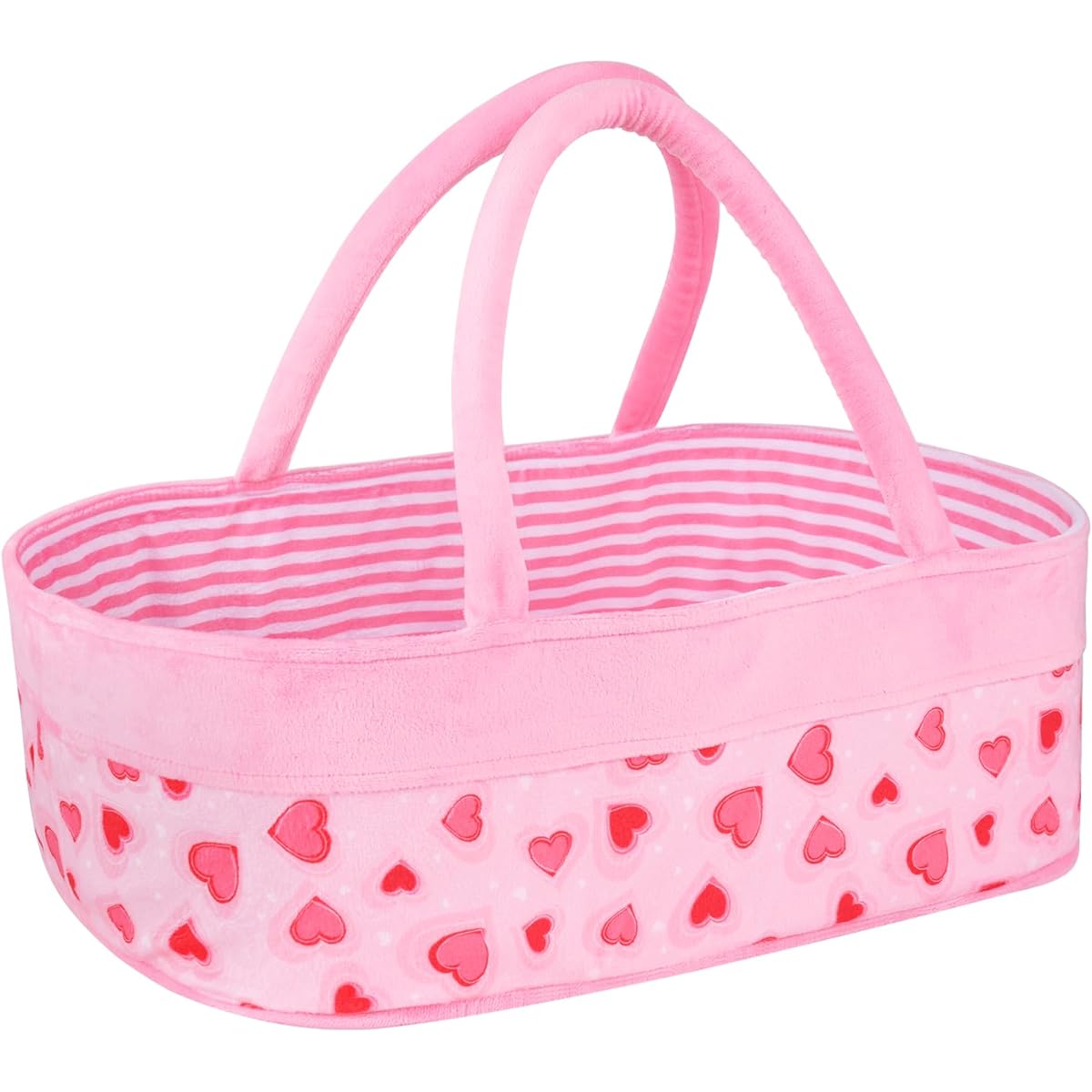 BABESIDE Reborn Baby Doll Bassinet (Pink-Love)