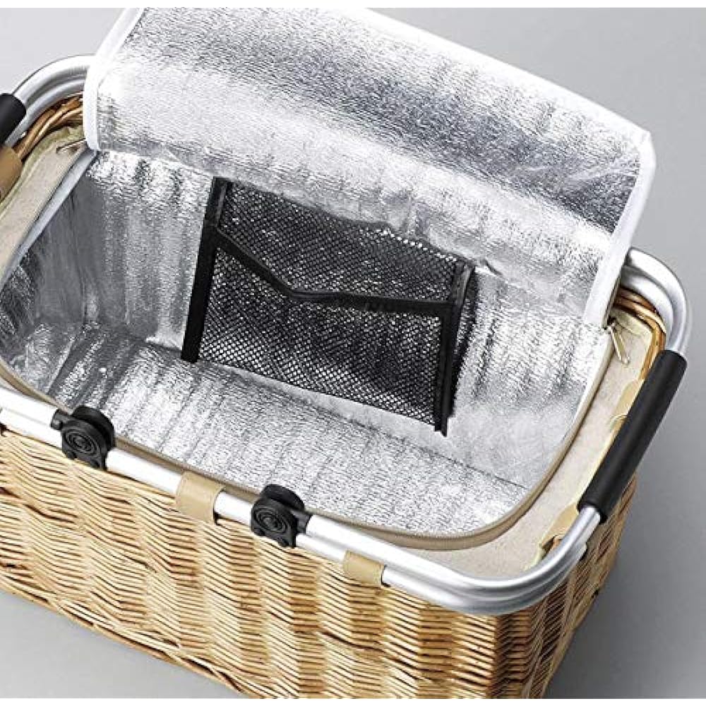 Chidori Sangyo Niyanagi Basket with cold/thermal sheet 47.5 cm CH-703