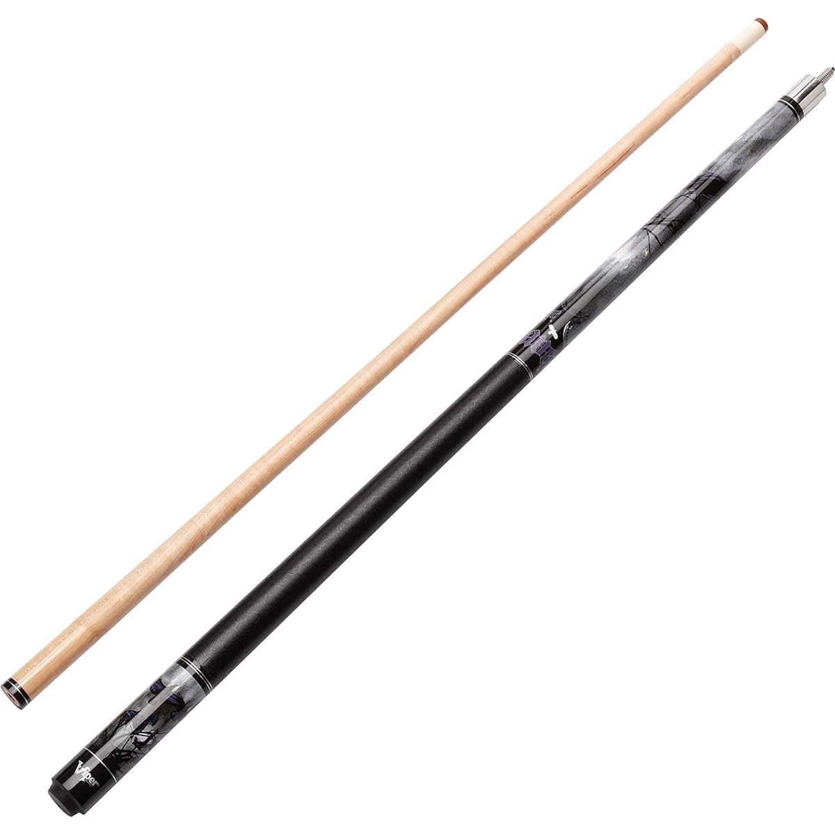 Viper Underground 2-Piece Raven Billiard/Pool Cue, 58 Inch, 19-Ounce