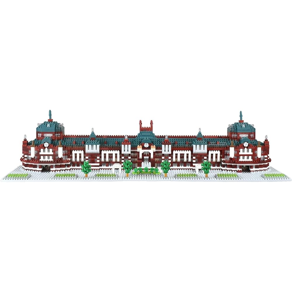 [Nanoblock Adult Hobby Set] Tokyo Station Marunouchi Station Building Deluxe Edition NB-054 [Japan Toy Award 2021 High Target Category Excellence Award] + Neuschwanstein Castle DELUXEEDITION