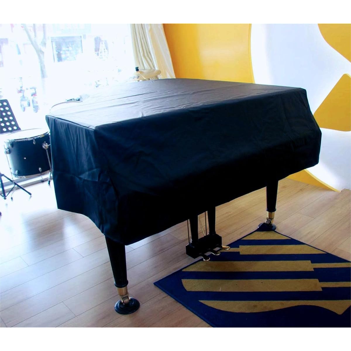 Grand Piano Cover - Leather Quality Material - Dustproof, Waterproof, Moistureproof, Anti-Nail - GLHDDL Grand Piano Protective Full Cover (200cm/78.7inch)