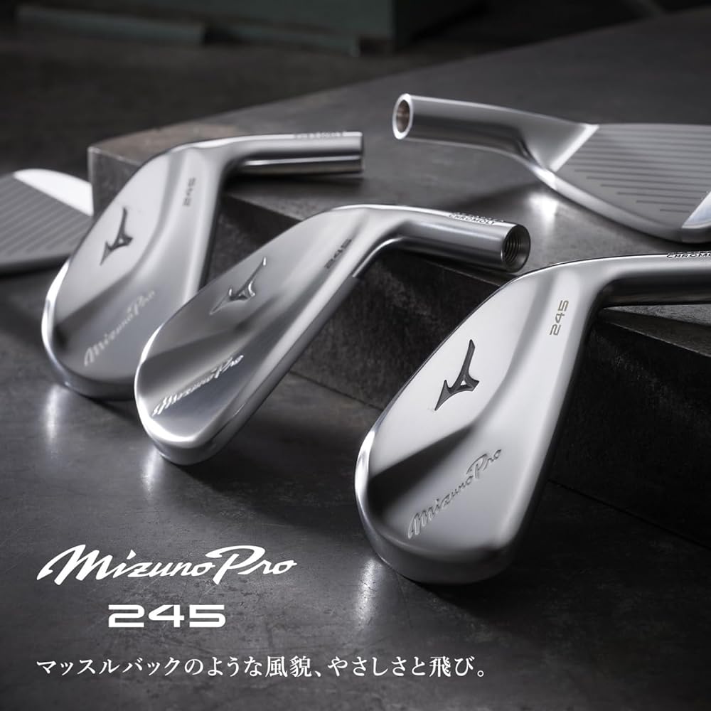 MIZUNO Golf Club Mizuno Pro 245 Iron Men's Right-Handed [Catalog Genuine Shaft Equipped Model] Improved flight and ease Hot Metal Blade Iron Made in Japan