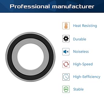 Front Wheel Bearing & Seal Kit Honda Foreman TRX400 / TRX450 / TRX500 / TRX680 FE FM FPE FPM Lubricated Stable Performance