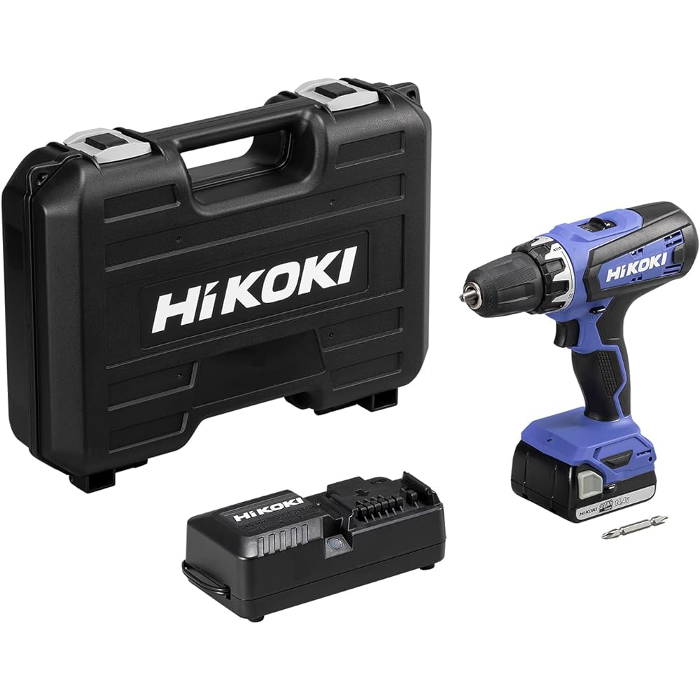 HiKOKI 14.4V Cordless Driver Drill 2.0Ah Storage Battery x 1 Charger with Case FDS14DF(BG)