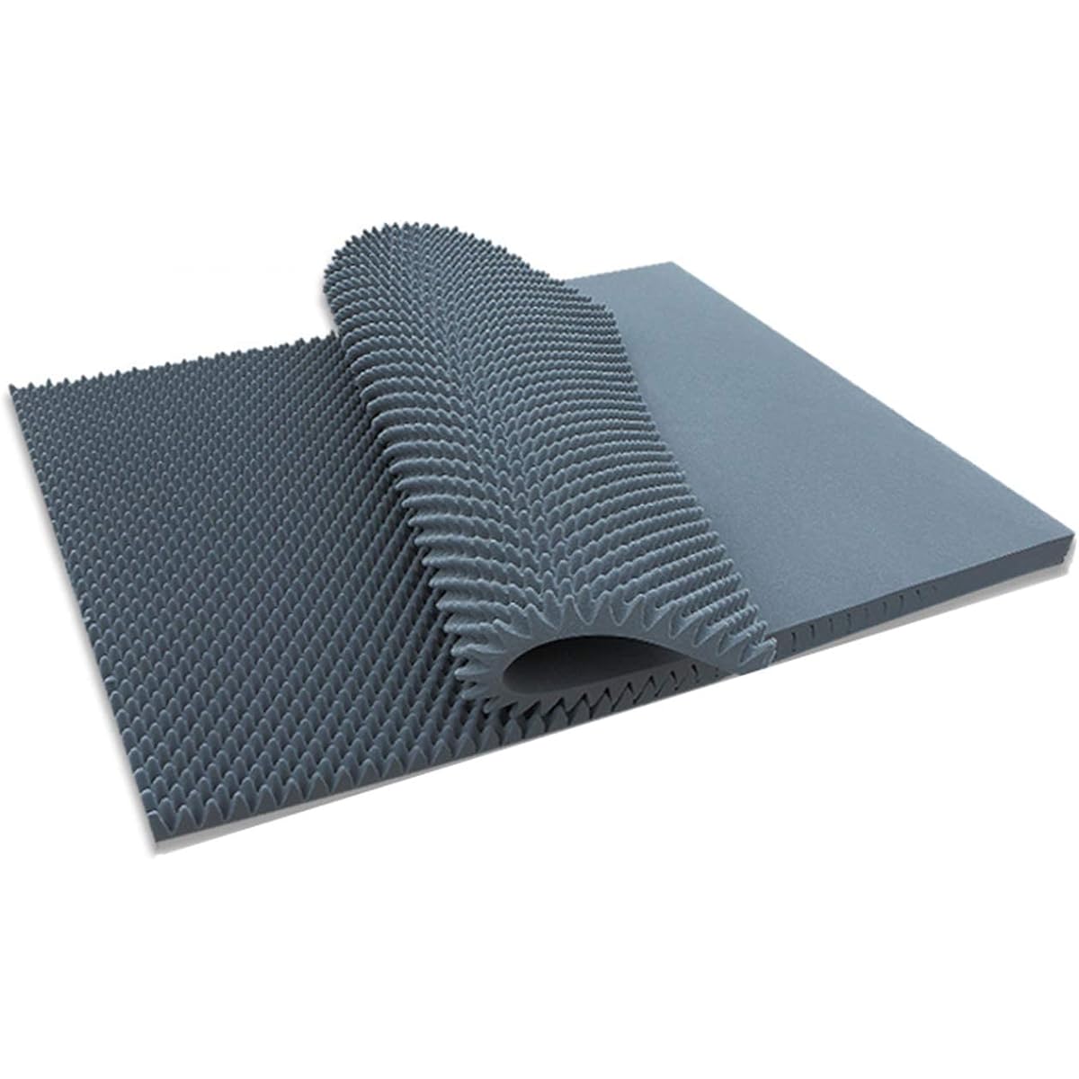 Recording Studio Soundproof Mat, Wall Floor Sound Absorbing Cotton Gym Stadium Premium Acoustic Foam Size: 1.52M (Black) (Black)