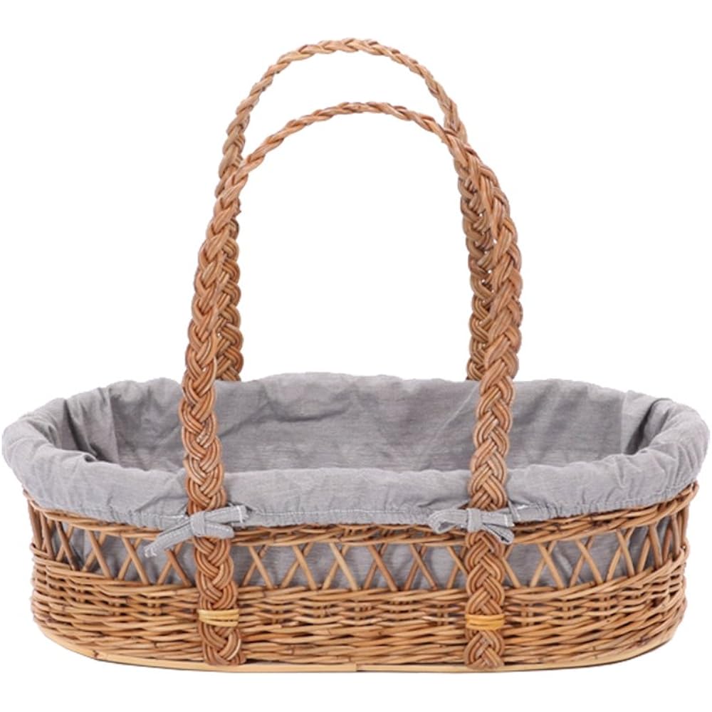 Sunflower Rattan Handbag Basket Natural Rattan Pet Carrier S Size GK130SME