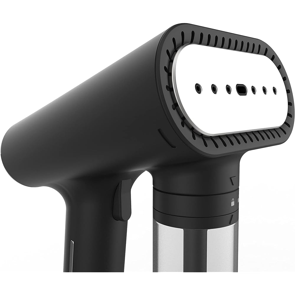 SteamOne Clothing Steamer S-Nomad NS1750B Black Lightweight/Powerful 18g Steam/Starts in 30 seconds/Capacity 150ml/Can be used continuously with a plastic bottle