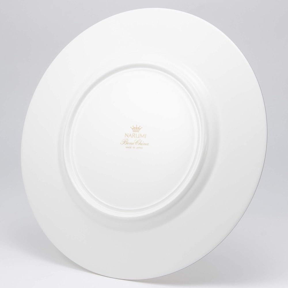 NARUMI Plate Plate Tsumugi Silver 29cm Flat Rim 51103-5513