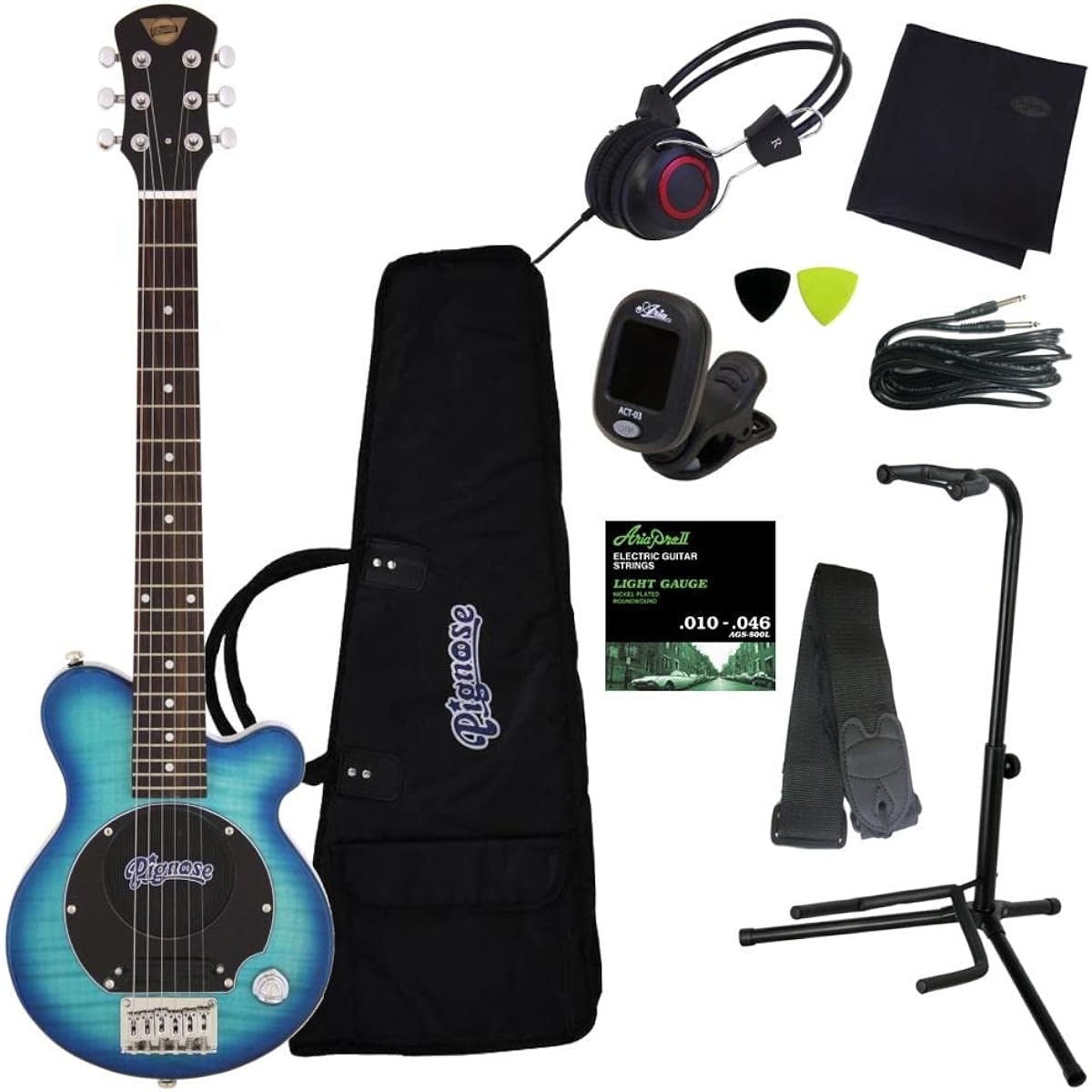 [Electric luxury 10-piece set] Pignose PGG-200/FM Pignose mini guitar with built-in speaker (SPK)