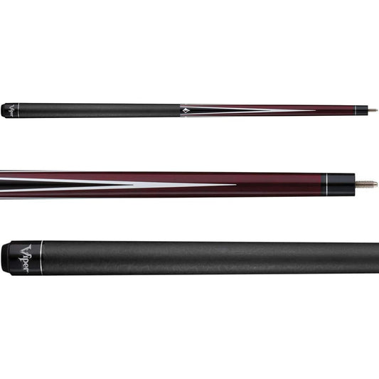 Viper 50-0912 Diamond Billiard Cue - Burgundy