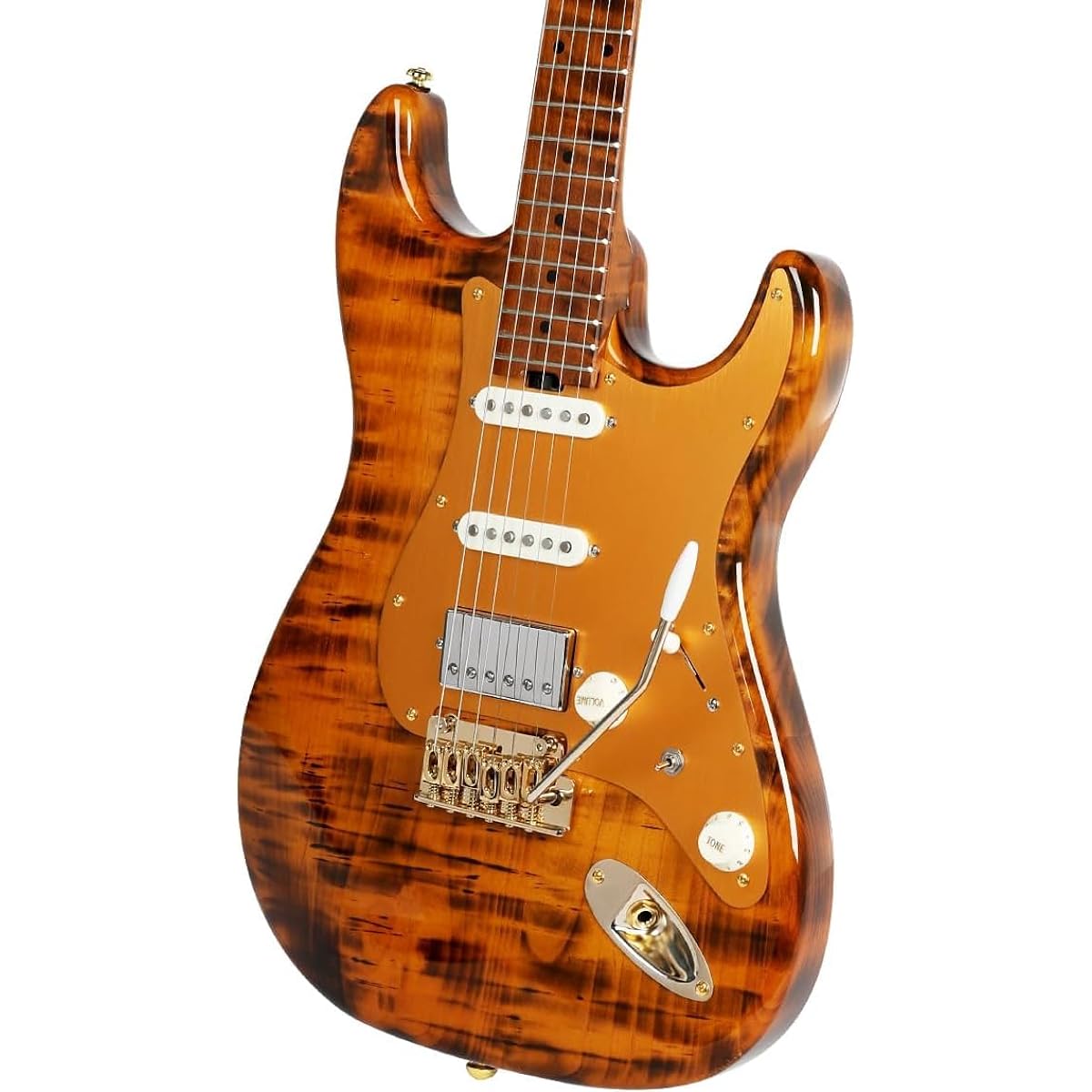 Bullfighter Electric Guitar Travel Guitar Set with Accessory Set ST Type Adult Beginner Musical Instrument Rock Pro Performance Electric Guitar Set-D190 (D-190-1)