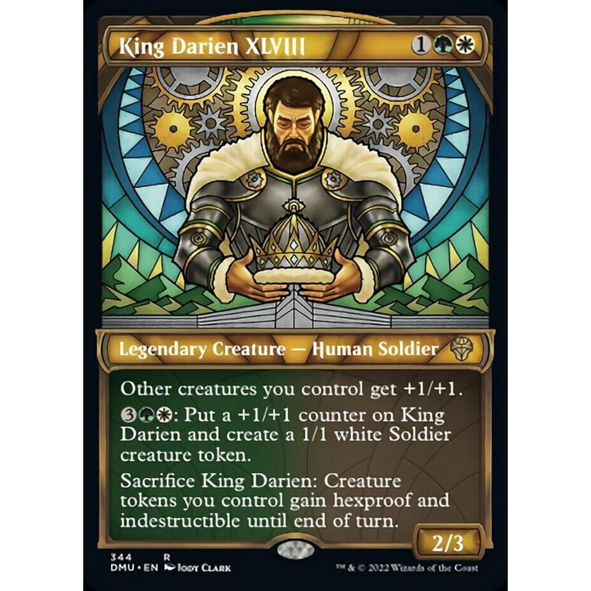 Magic: The Gathering - King Darien XLVIII (303) - Showcase - Dominaria United