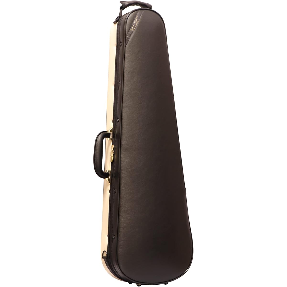 Super Light Shaped Violin Case (Triangular Type) "Elegance 2 Tone" Black