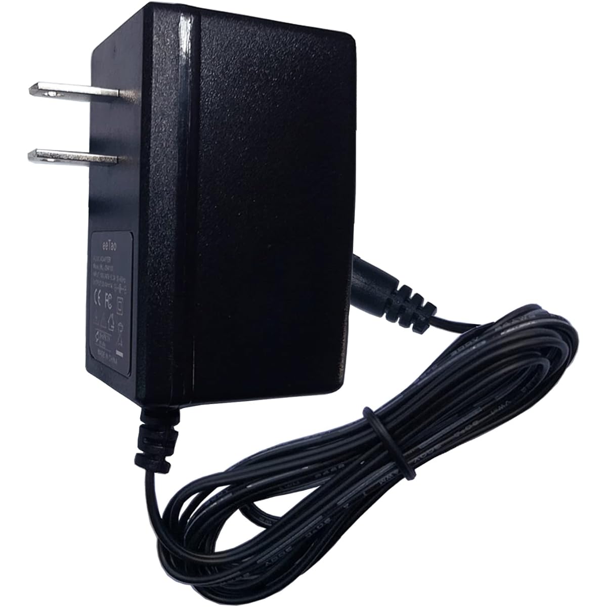 eeTao 12.6V 2 Prong AC/DC Adapter Charger Aiper Seagull 800 800B SE Cordless Robot Pool Cleaner Li-ion Battery 12.6VDC 1.8A DC12.6V 1800mA Power Cord Cable PSU