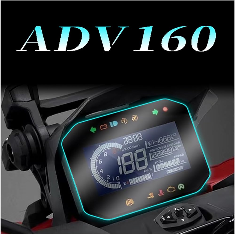 Fits for Honda ADV160 ADV 160 Motorcycle Cluster Scratch Protection Film Screen Protector Dashboard Instrument