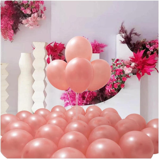 300 Pack Rose Gold Balloons - 12 Inch Rose Gold Latex Balloons - for Various Party Balloon Decorations