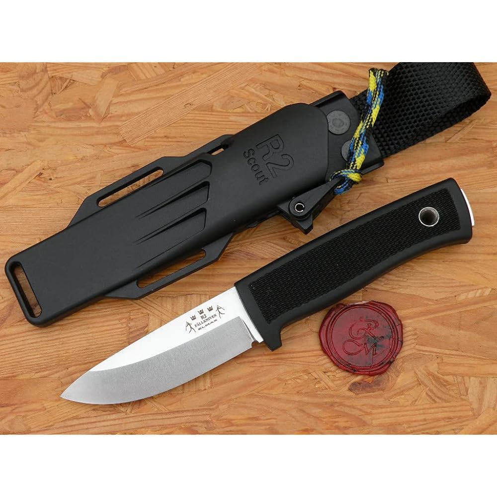 Falkniben R2 Scout ELMAX Steel Sheath Knife Clam Blade Seitelbelt Sheath