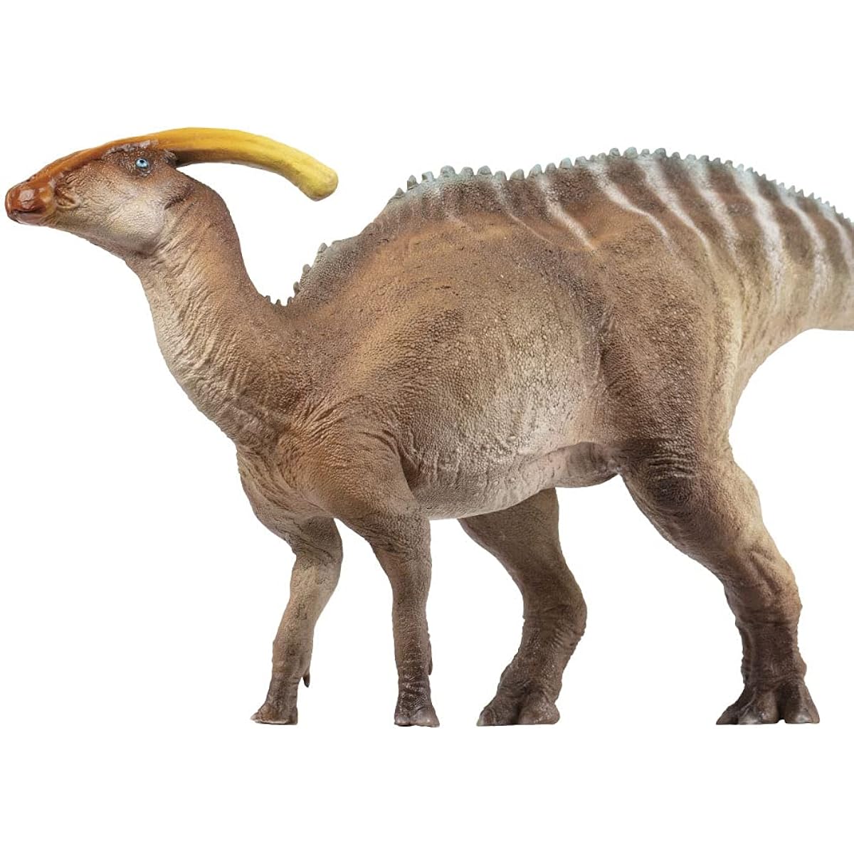 PNSO Parasaurolophus Wyatt Dinosaur Model Toy Collectible Tyrannosaurus Rex Dinosaur Science Art Model Realistic Animal Figure PVC Premium Plastic Model Painted Finished Product