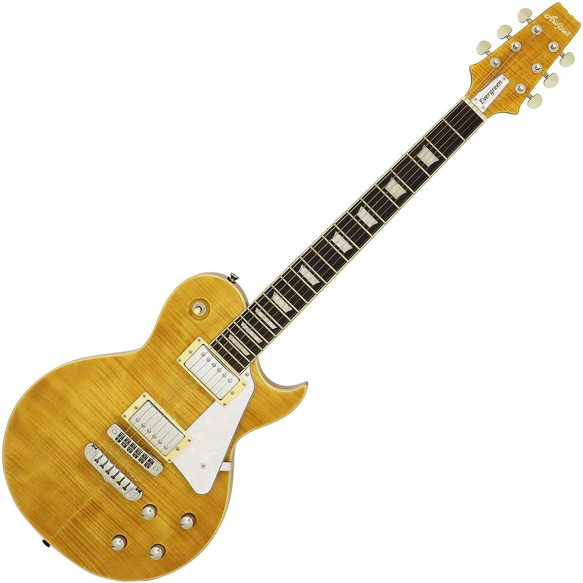 AriaProII PE-AE200 YG Aria Evergreen Electric Guitar