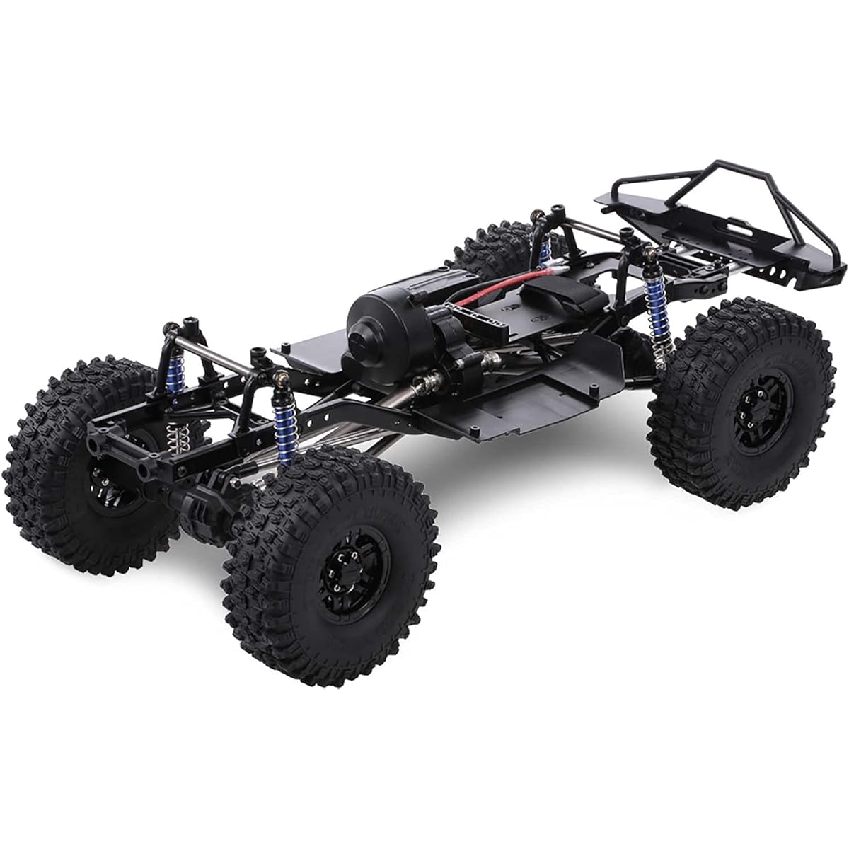 SCX10 II Chassis Frame, mewmewcat 313mm Wheelbase Chassis Frame for 1/10 Axle SCX10 II 90046 90047 DIY with Tri for RC Crawler Climbing Car