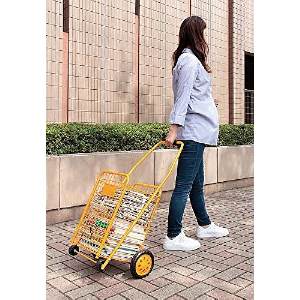 Captain Stag (CAPTAIN STAG) Outdoor Wagon Cart Easy Carry Basket UL-100