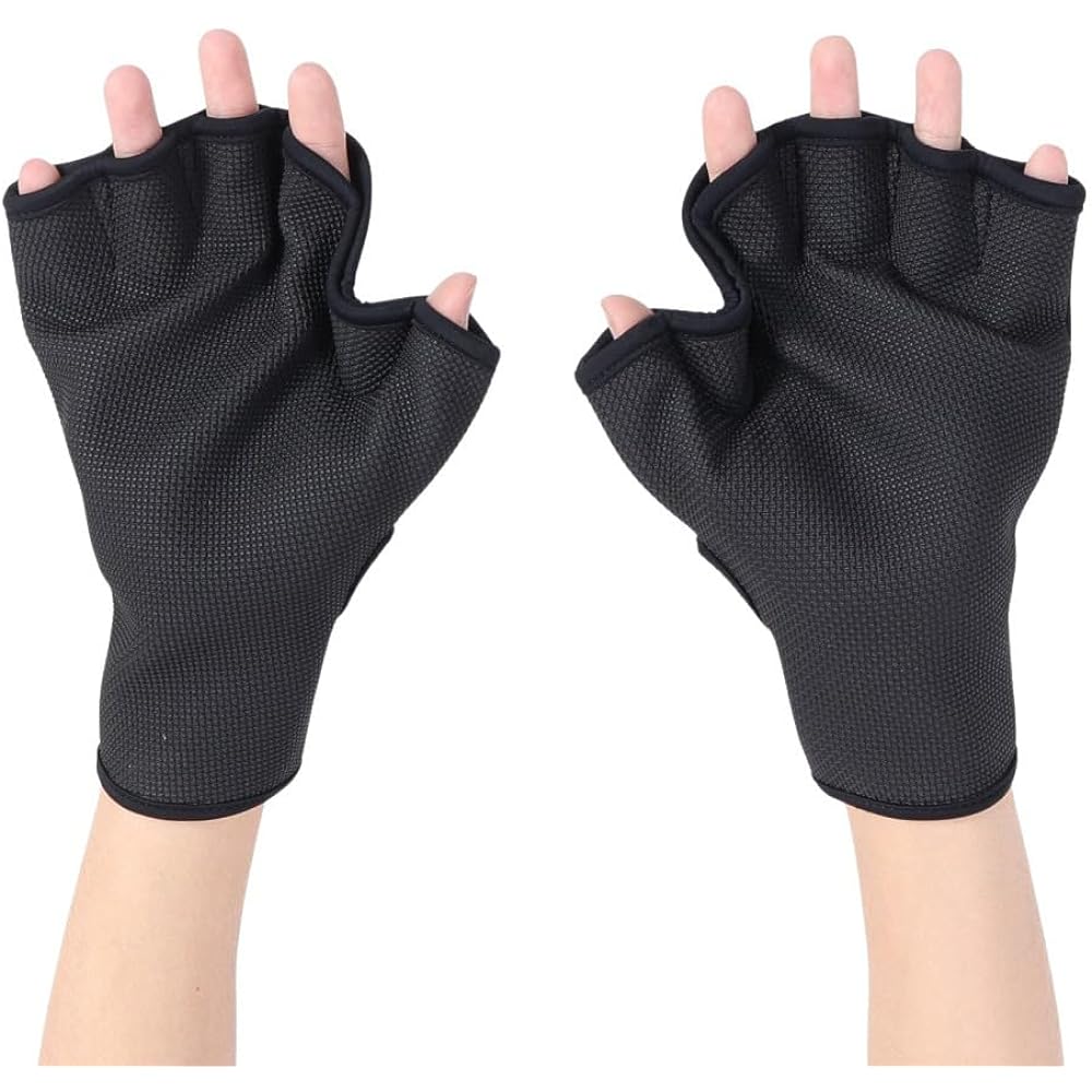 Fitness gloves Aqua gloves L (both hands) [Size: M] [Color: Black x Royal] #LFIT2-BKRY