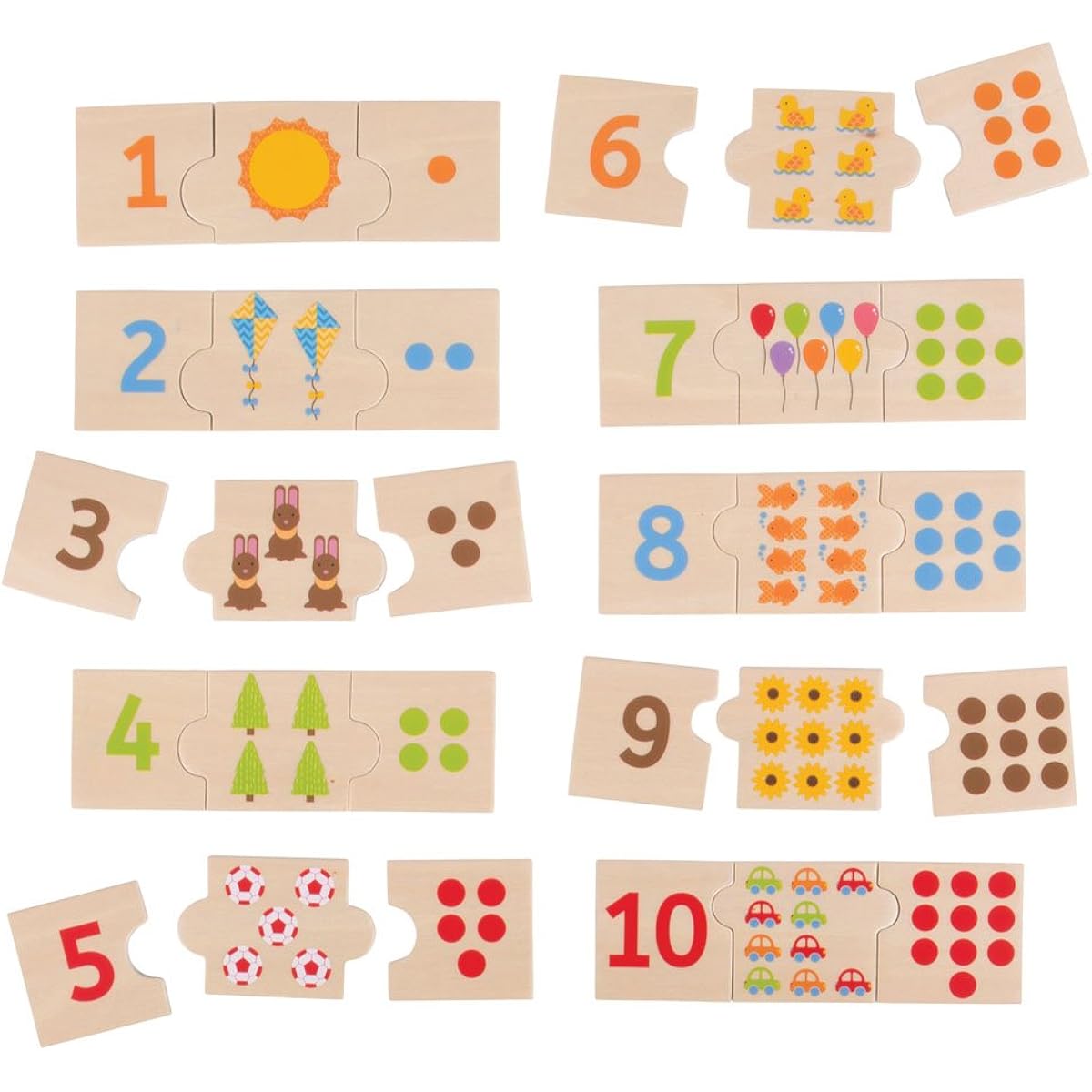 Bigjigs Toys Puzzle Pieces Numbers