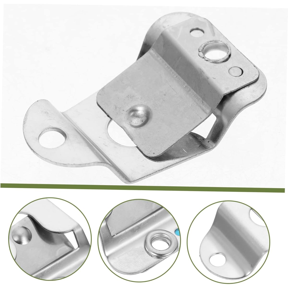 Microphone Hook Mobile Phone Car Microphone Phone Metal Bracket Metal Microphone Clip Metal Holder Car Microphone Ham Radio Rack CB Radio Accessory Clip 4 Pieces for CB Radio Handheld