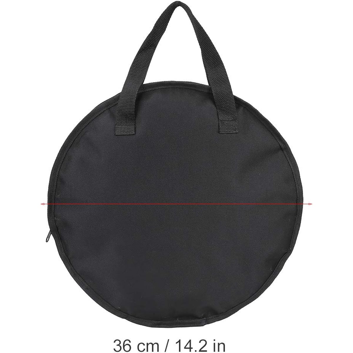 Tyenaza 14 Inch Dumb Drum Bag Portable Dumb Drum Practice Pad Bag Oxford Fabric Carry Bag Case