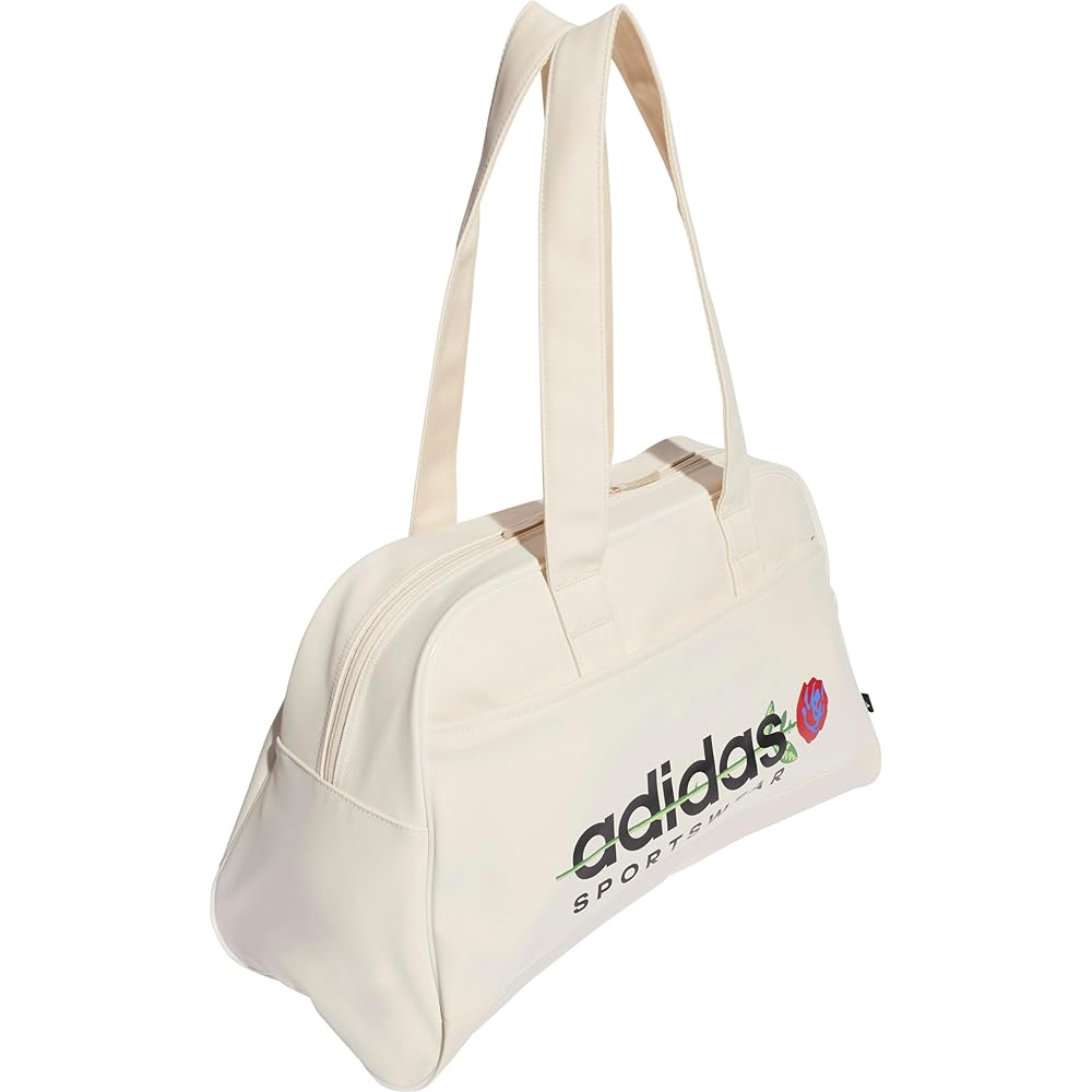 [Adidas] Essentials Flower Bowl Shoulder Bag KNO34 Wonder White/Black/Multicolor (IP9770)