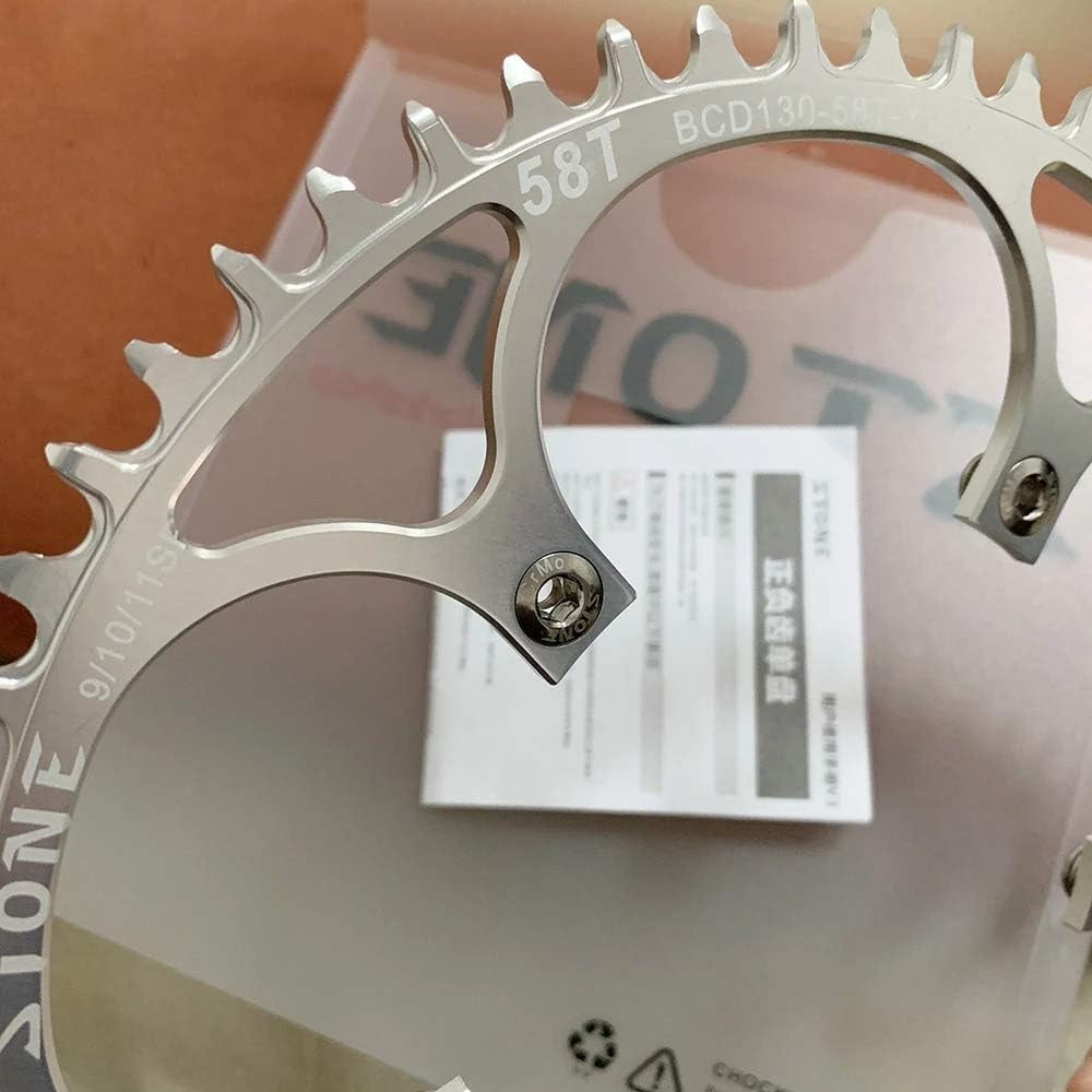 Stone Bicycle Chainring BCD 130mm 38T 40T 42T 44T 46T 48T 50T 52T 54T 56T 58T 60T Chain Ring 9-11s