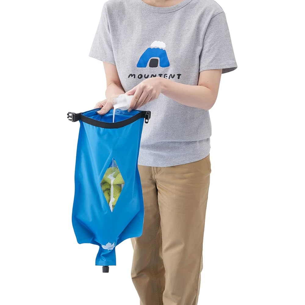 LOGOS Shake Laundry Bag/mini 88230011 Blue (approx.) Width 35 x Depth 52cm