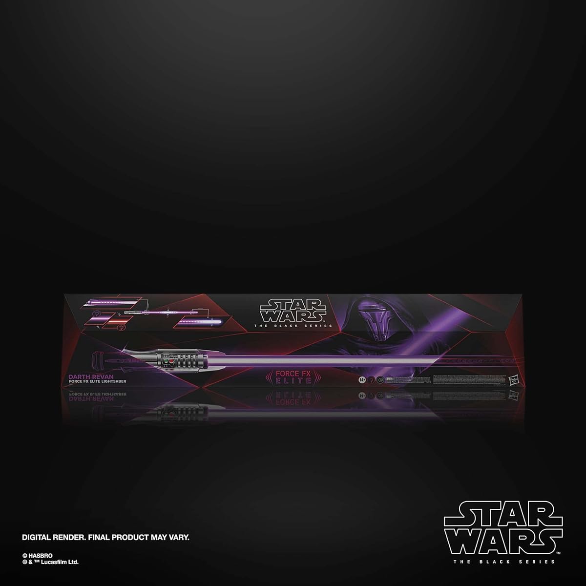 Star Wars Black Series Darth Revan Force FX Elite Electronic Lightsaber with Advanced LED and Sound Effects Adult Roleplay Item (F8113)