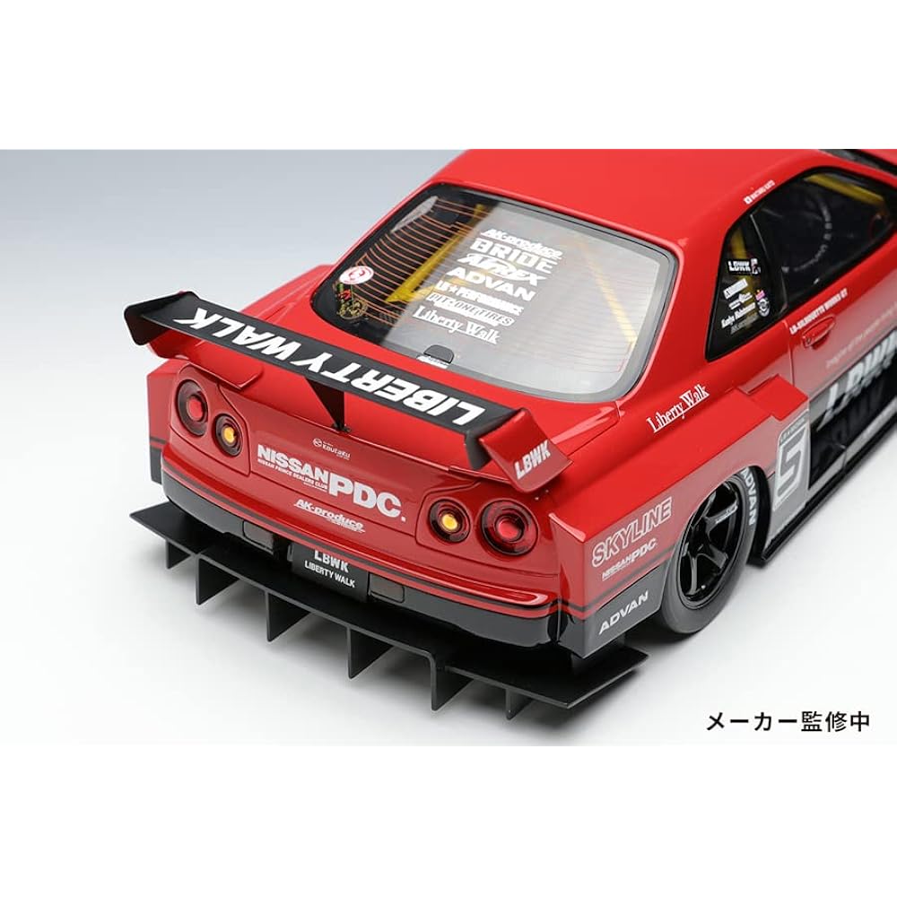 EIDOLON 1/18 LB-ER34 Super Silhouette Skyline Tokyo Auto Salon 2020 Completed Product EML047