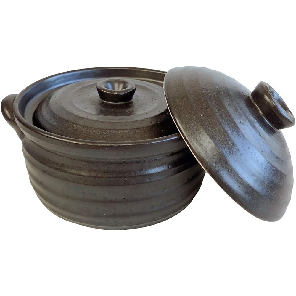 IH compatible clay pot IH multi rice cooker 4 cup rice cooker (double lid)