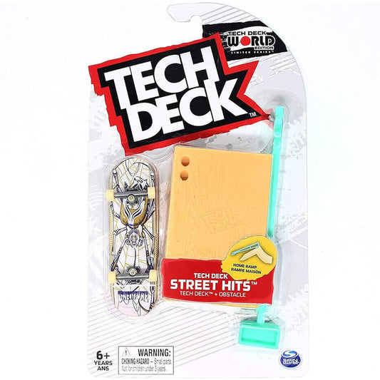 TECH DECK Street Hits World Edition Limited Series Creature Skateboards Al Partonen Last Strike Spider Fingerboard & Home Ramp Obstacle