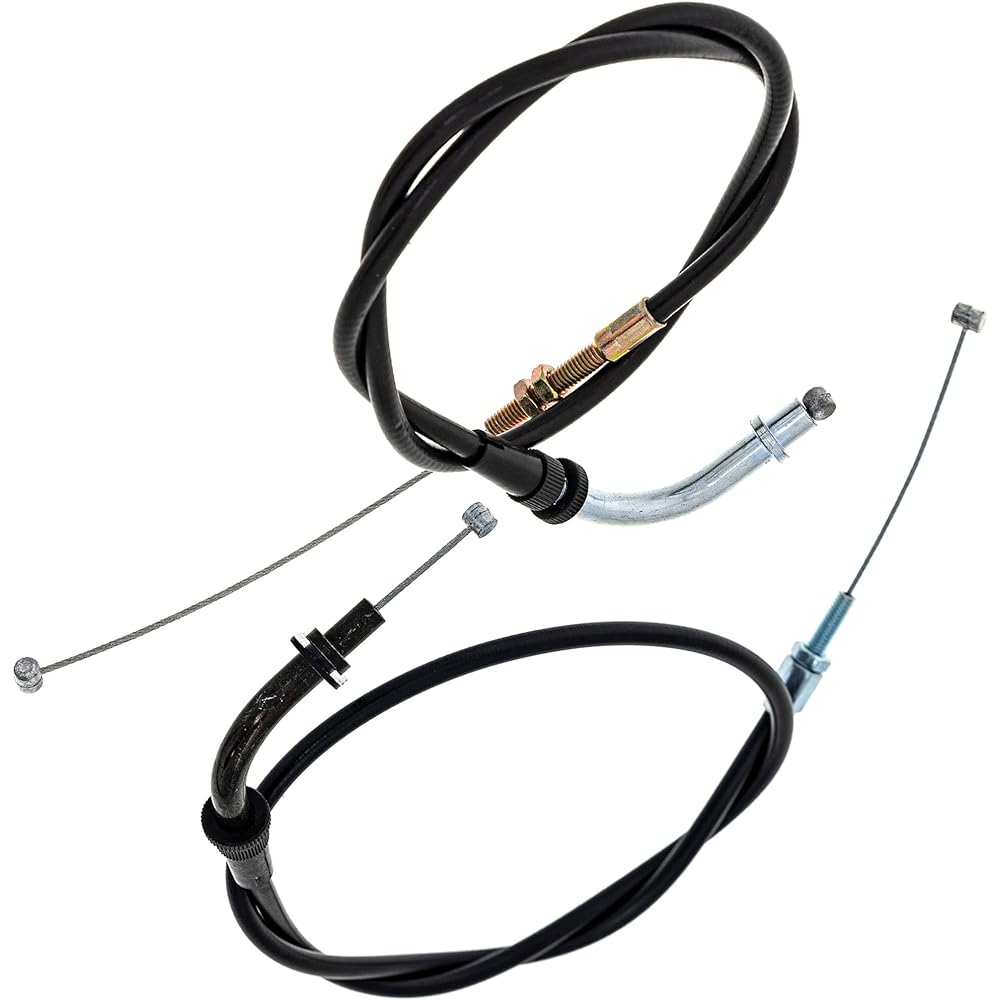 NICHE Push Pull Throttle Cable Set for Suzuki YZF-R6 YZF-R6S 5SL-26312-00-00 5SL-26311-00-00