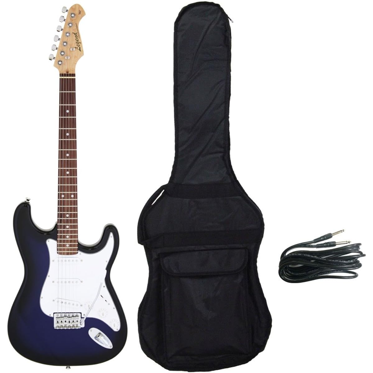 [With case] Legend LST-Z BBS (Blue Black Sunburst) Stratocaster electric guitar