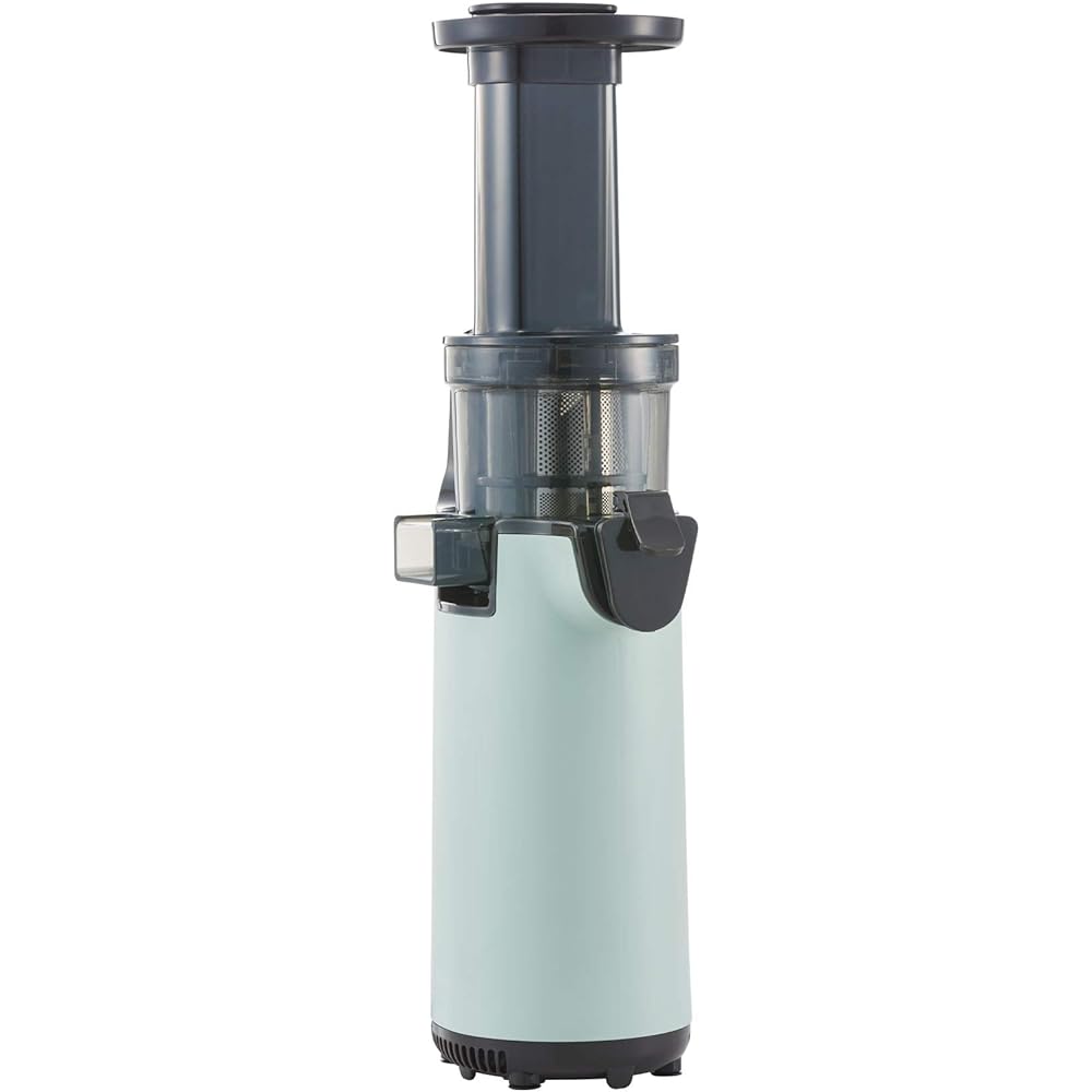 [Toffy] Mini slow juicer K-BD4 (Pale Aqua) Small Compact Fruit Vegetables Vitamins Health Habits Keep Freshness Fresh Juice Retro K-BD4-PA