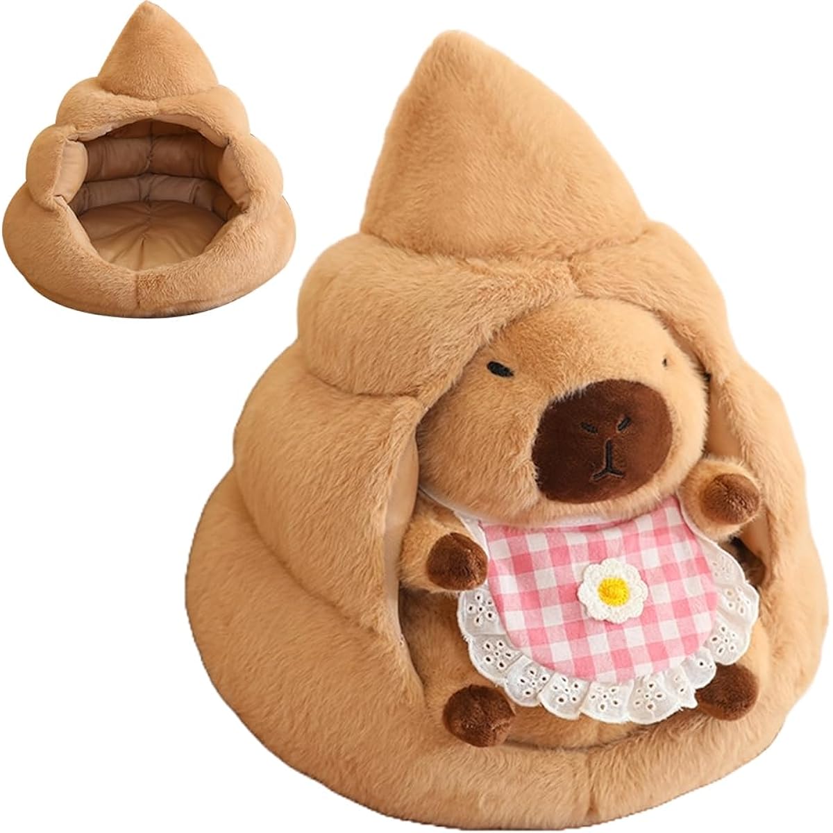 REDICE Plush Capybara Animal Stuffed Animal Set of 2 [Genuine] Gentle on the Skin Capybara Plush Toy Extra Large Soft Capybara Body Pillow Cute Relaxing Birthday Graduation Gift (Pink (45cm))