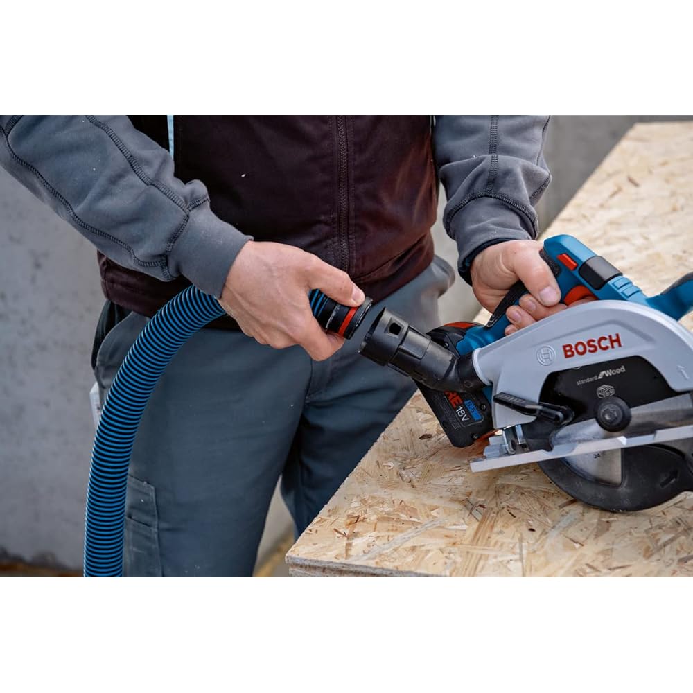 Bosch Professional 18V cordless circular saw (battery/charger sold separately/parallel guide/sample tip saw included) GKS18V-57-2H
