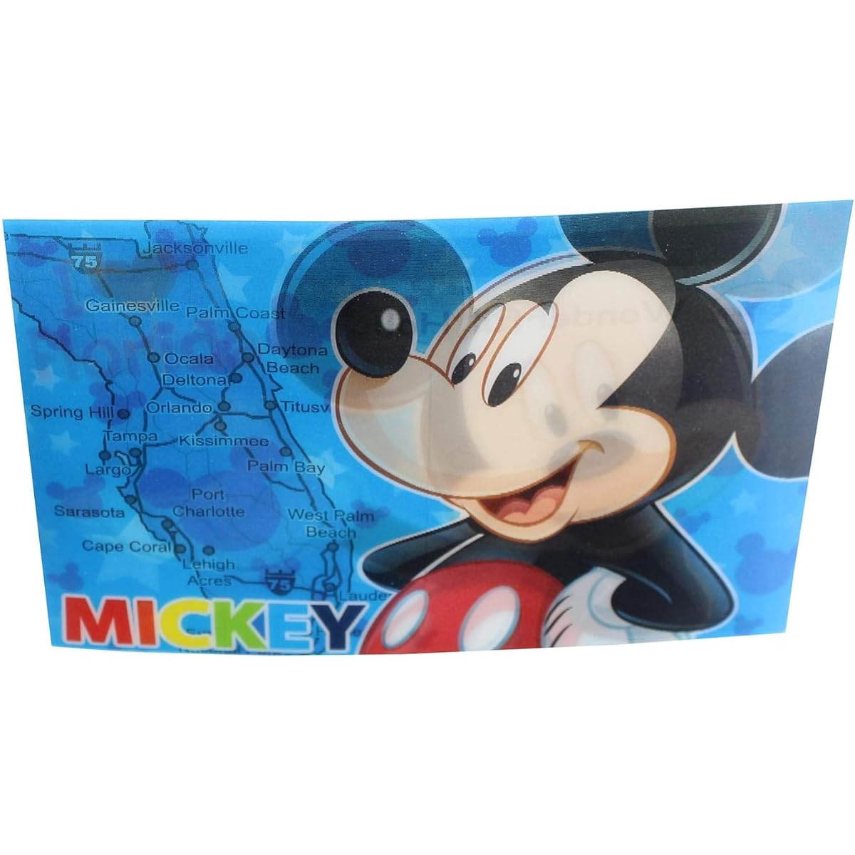 Disney Mickey Magnetic 3D Motion Picture Card