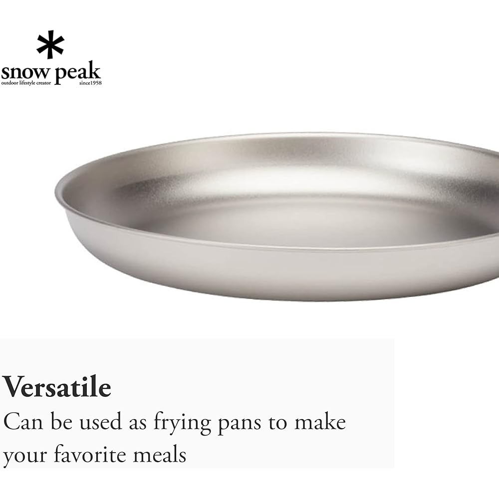 Snow Peak Trek Titanium Plate STW-002T