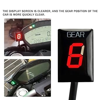 Speed Display Meter Motorcycle ECU Direct Mount 1-6 Speed Gear Display Indicator Ducati Monster 796 Corse Stripe 1100 EVO Diesel Desmosedici RR